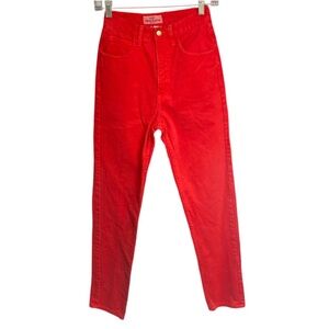 Guess  vintage by George’s Marciano red jeans size 27